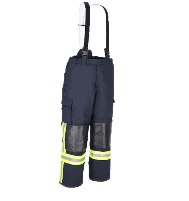 protective pants - Nomex/Sympatex PU carbon and side pockets BS EN 469 + HuPF Part 4