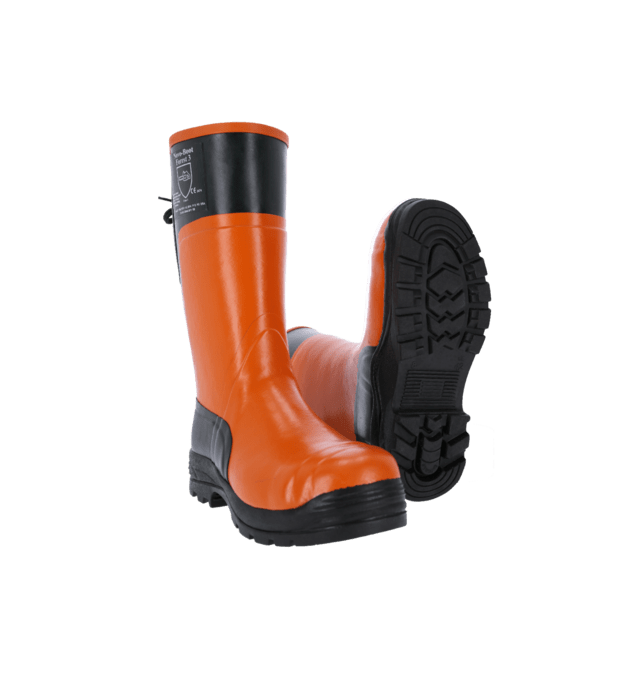 rubber cut protection boots class 3